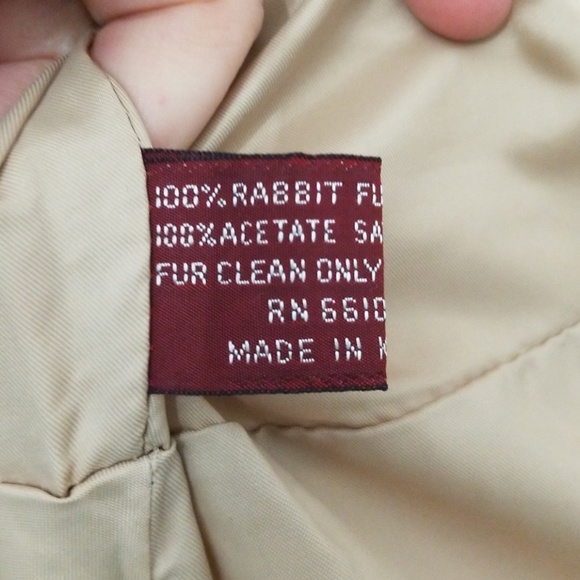 Vintage Rabbit jacket, vintage fur - Picture 4 of 8